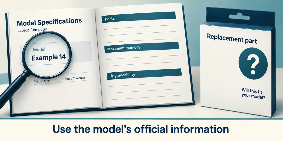 Use official model information to check ports, memory limits and upgradeability.