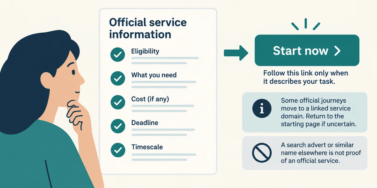 Read eligibility, requirements, costs and deadlines before starting.