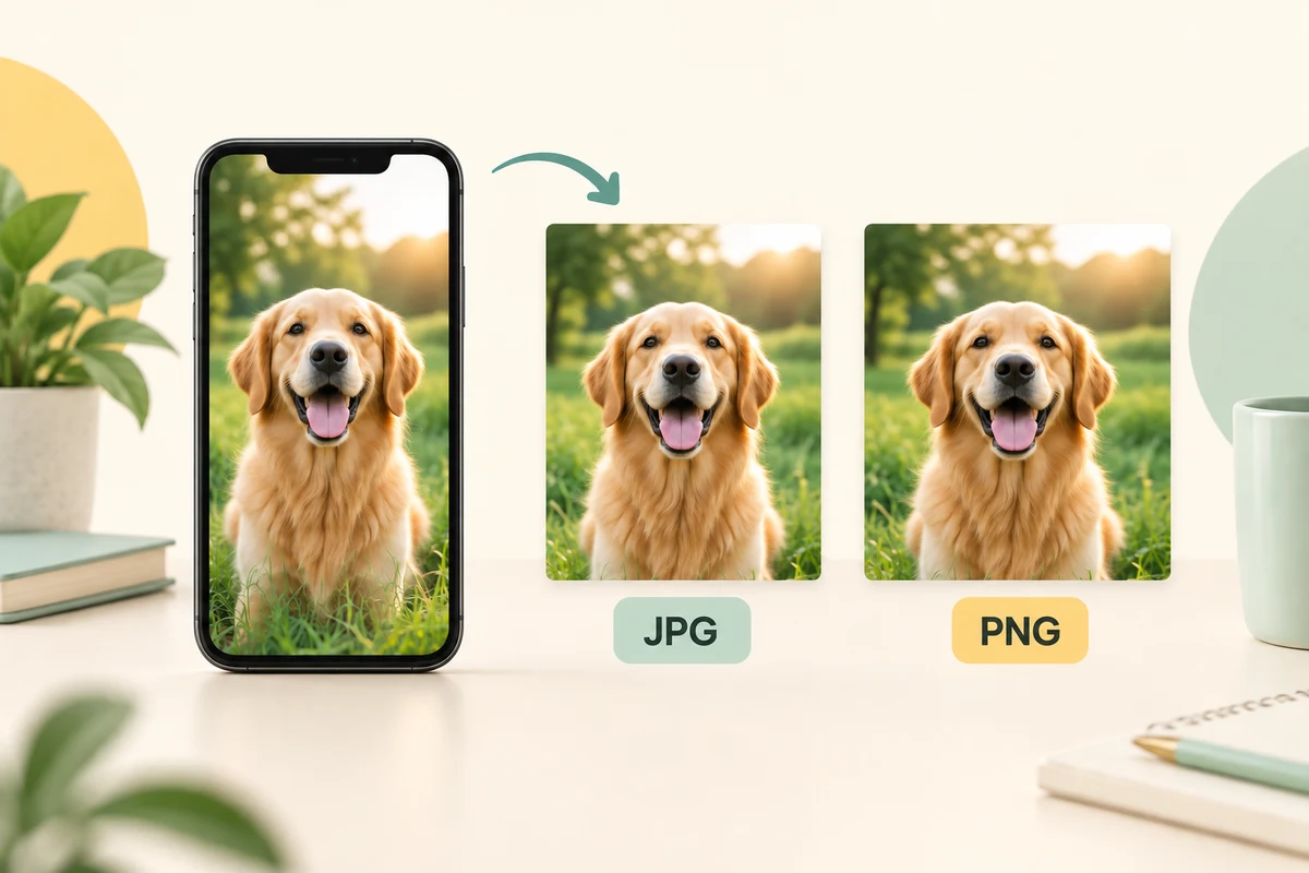 The same picture represented in different image file formats.
