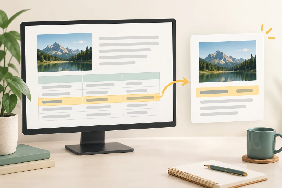 A summary is traced back to a highlighted part of the original source.